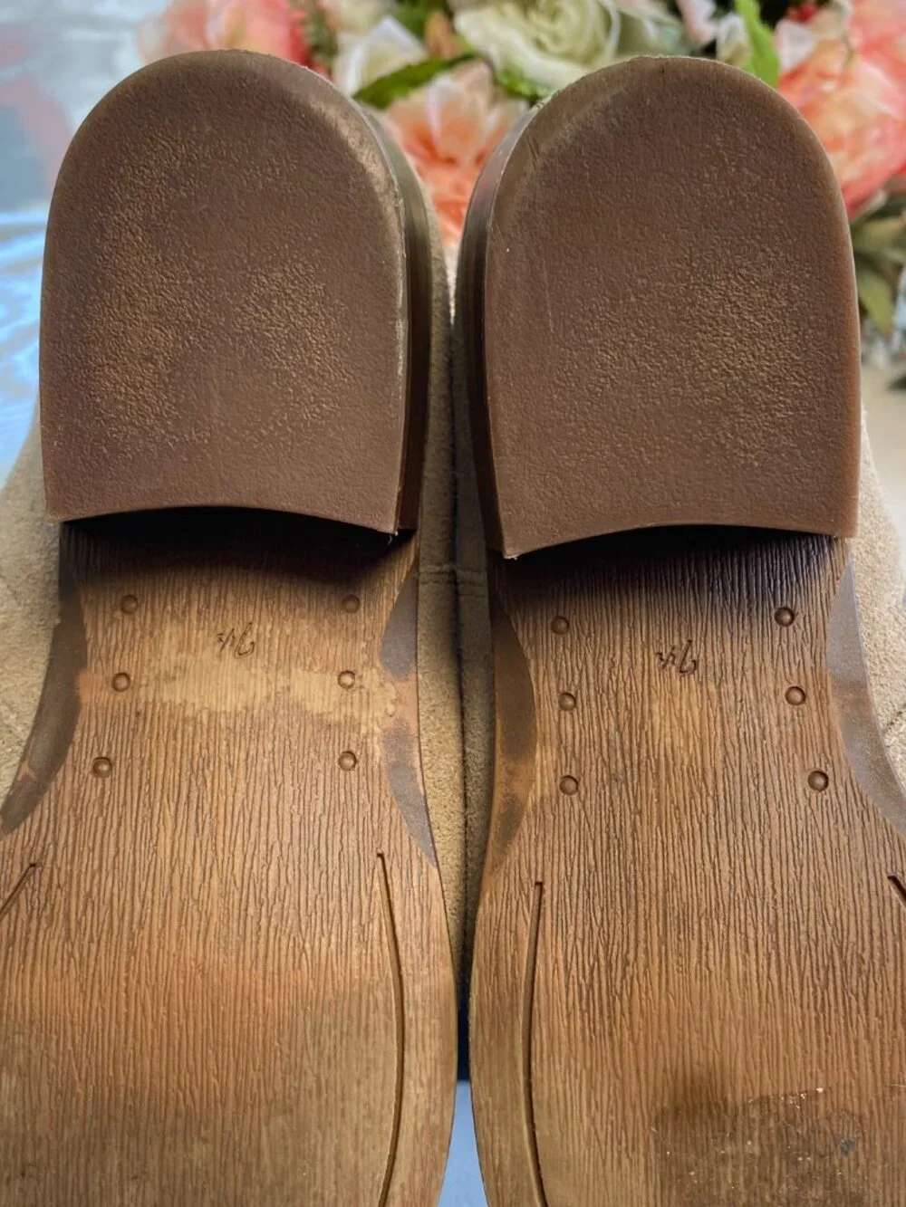 Sam Edelman Tan Suede Buckle Ankle Booties Women’s 7.5M